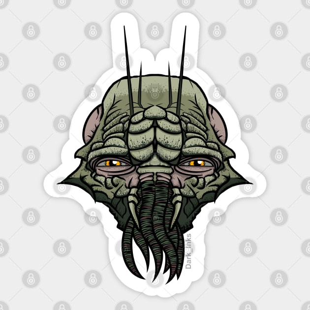 District 9 - Prawn Alien Sticker by Dark_Inks